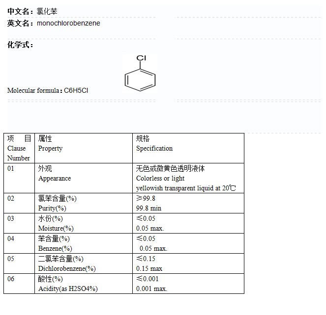 MONOCHLOROBENZENE